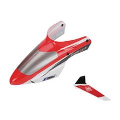 EFLH3019 Complete Red Canopy with/Vertical Fin: BMSR